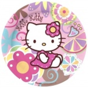 Šķīvji "Hello Kitty" 8gab