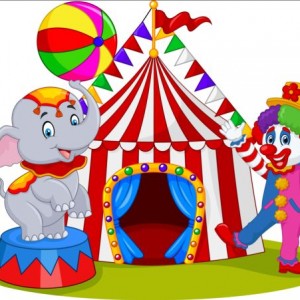 Circus-and-clown-with-cute-animal-vector-04